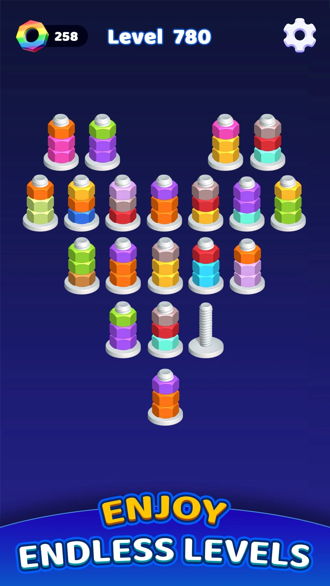 Nut Sort Color - Sorting Games screenshot